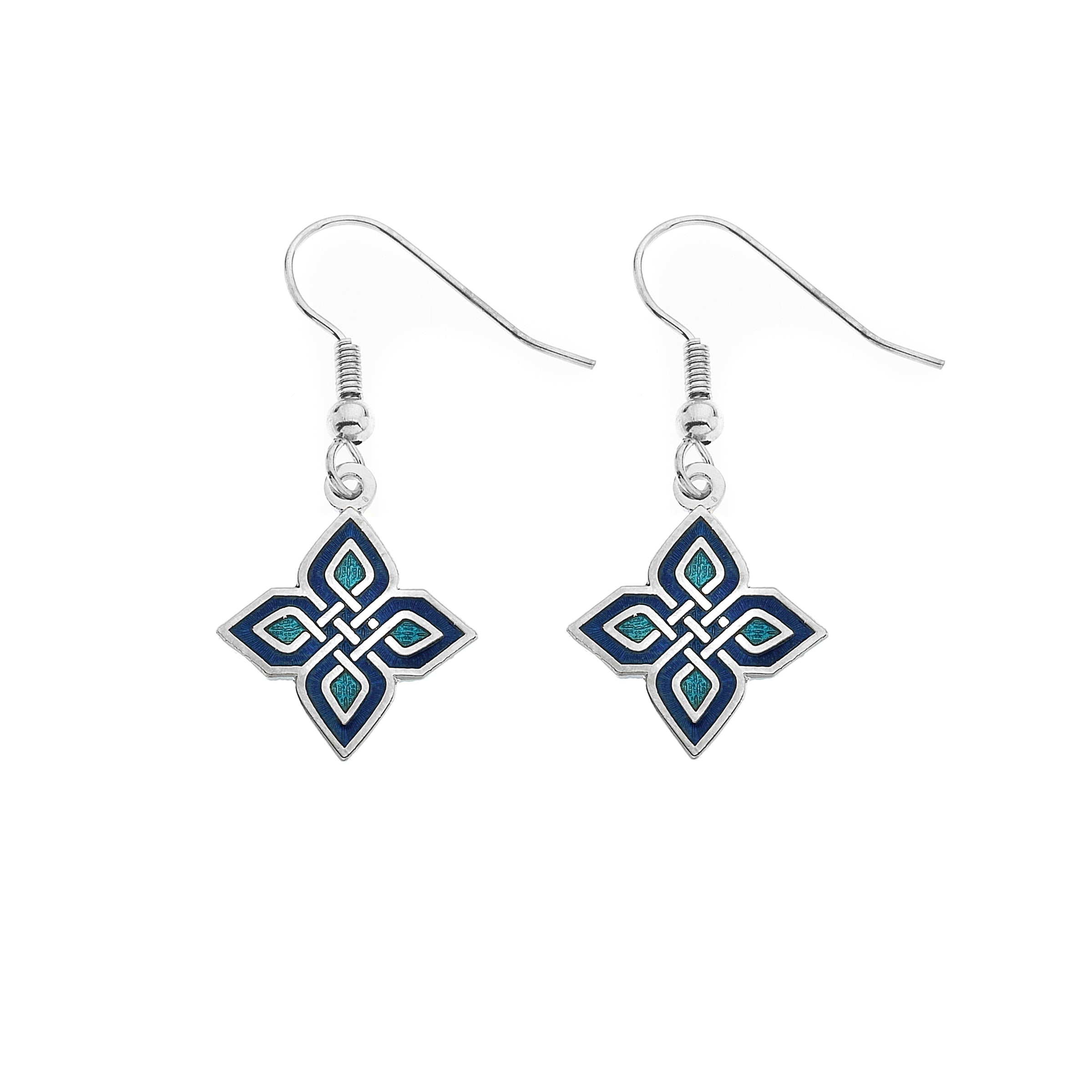 Celtic Criss Cross Knot Earrings
